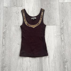 Costa Blanca | Beaded tank top